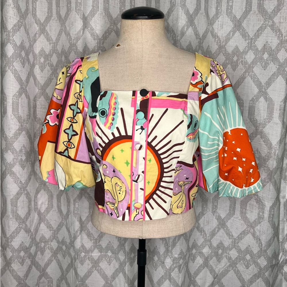 Ciebon Puff Sleeve Blouse NWT